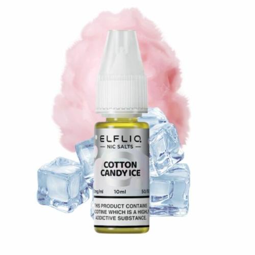 Elfbar - Elfliq - Cotton Candy Ice Nikotinsalz Liquid 10ml