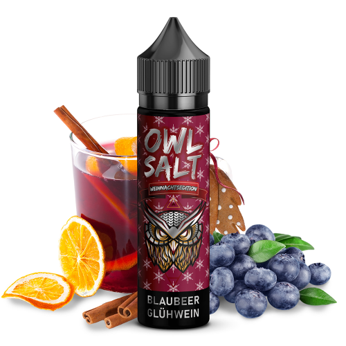 Owl Salt - Blaubeer Glühwein Aroma 10ml