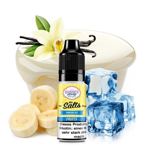 Dinner Lady - Salts - Banana Ice 10ml/20mg