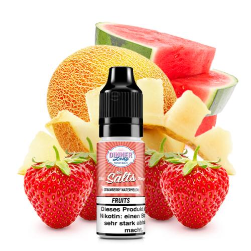 Dinner Lady - Salts - Strawberry Watermelon - 10ml - 20mg/ml