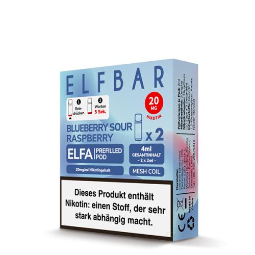 Elfbar - Elfa Pods - Blueberry Sour Raspberry