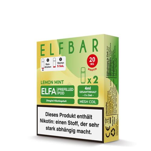 Elfbar - Elfa Pods - Lemon Mint