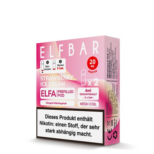 Elfbar - Elfa Pods - Strawberry Ice Cream