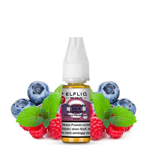 Elfbar - Elfliq - Blueberry Sour Raspberry - Nikotinsalz Liquid - 10ml