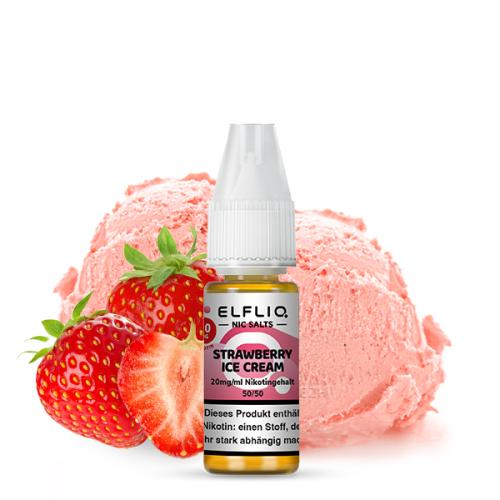 Elfbar - Elfliq - Strawberry Ice Cream Nikotinsalz Liquid 10ml