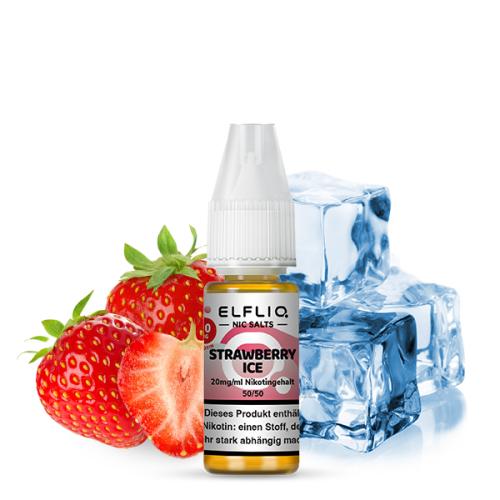 Elfbar - Elfliq - Strawberry Ice Nikotinsalz Liquid 10ml