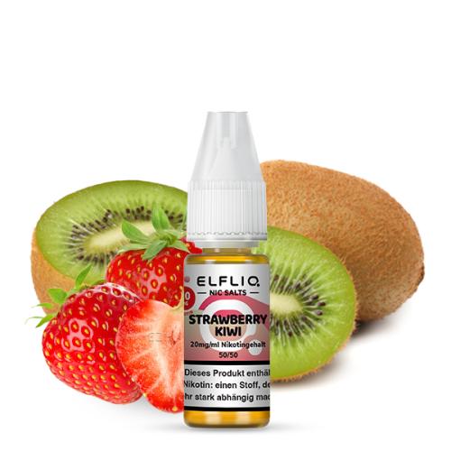 Elfbar - Elfliq - Strawberry Kiwi - Nikotinsalz Liquid - 10ml