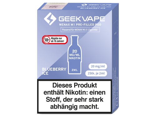 Geekvape - Wenax M1 Pods - Blueberry Ice