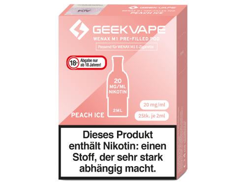 Geekvape - Wenax M1 Pods - Peach Ice