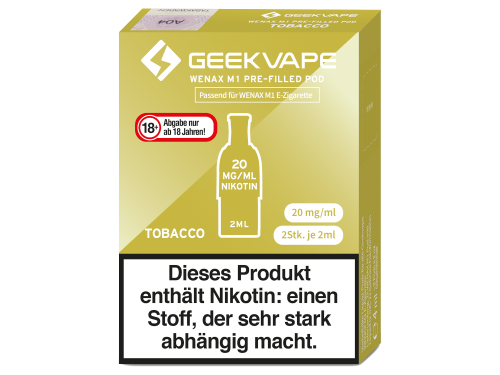 Geekvape - Wenax M1 Pods - Tobacco