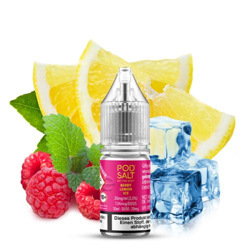 Pod Salt - X - Berry Lemon Ice - Nikotinsalz Liquid - 10ml