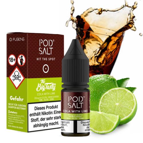 Pod Salt - Cola with Lime - 10ml - Nikotinsalz Liquid