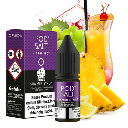 Pod Salt - Summer Syrup - 10ml - 20mg Nikotinsalz