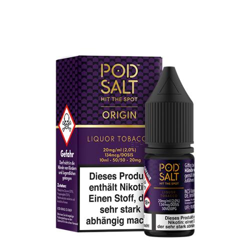 Pod Salt - Liquor Tobacco - Nikotinsalz Liquid - 10ml