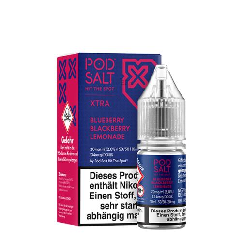 Pod Salt X - Blueberry Blackberry Lemonade - Nikotinsalz Liquid - 10ml