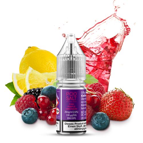 Pod Salt - X - Pink Purple Lemonade - Nikotinsalz Liquid - 10ml