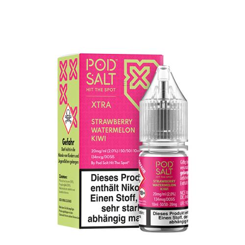 Pod Salt X - Strawberry Watermelon Kiwi - Nikotinsalz Liquid - 10ml