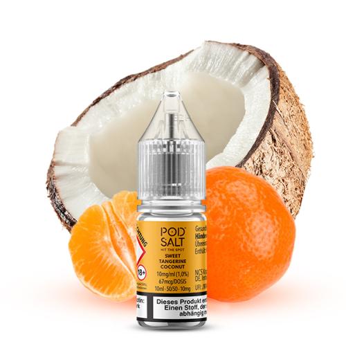 Pod Salt - X - Sweet Tangerine Coconut 10ml Nikotinsalz Liquid