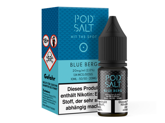 Pod Salt - Blue Berg - 10ml - Nikotinsalz Liquid
