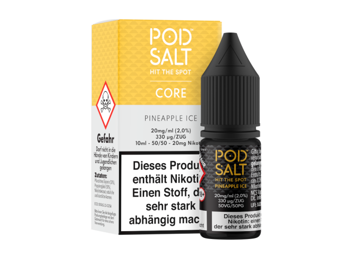 Pod Salt - Pineapple Ice - Nikotinsalz Liquid - 10ml