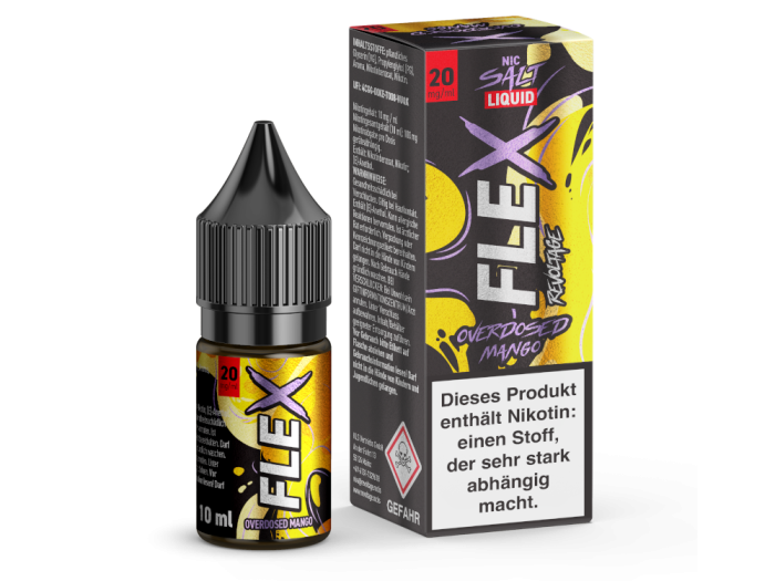 Revoltage - FLEX - Overdosed Mango - NicSalt Liquid 10ml -