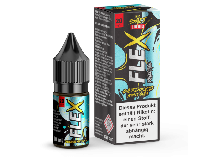 Revoltage - FLEX - Overdosed Mint Gum - NicSalt Liquid 10ml -