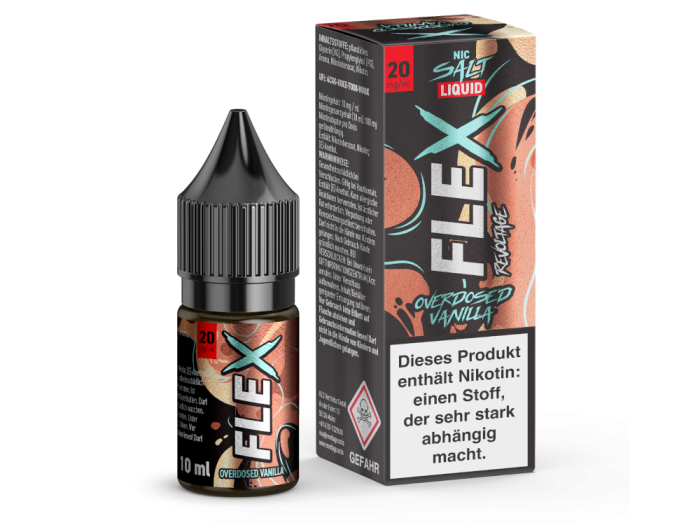 Revoltage - FLEX - Overdosed Vanilla - NicSalt Liquid 10ml -