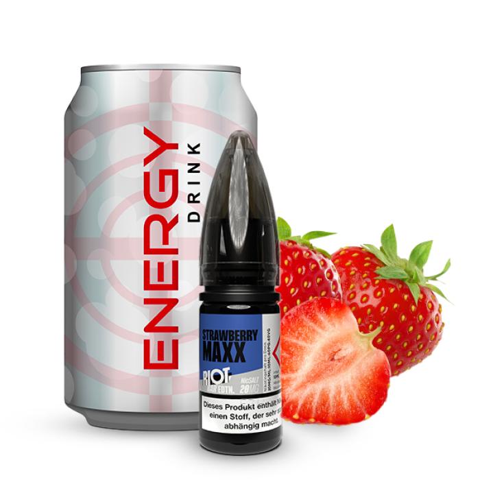 Riot Salt - BAR EDTN - Strawberry Energy - 10ml - 20mg/ml