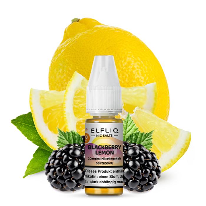 Elfbar - Elfliq - Blackberry Lemon - Nikotinsalz Liquid - 10ml