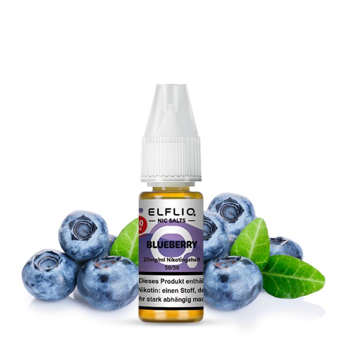 Elfbar - Elfliq - Blueberry - Nikotinsalz Liquid - 10ml