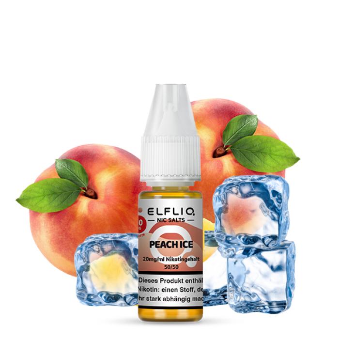 Elfbar - Elfliq - Peach Ice Nikotinsalz Liquid 10ml