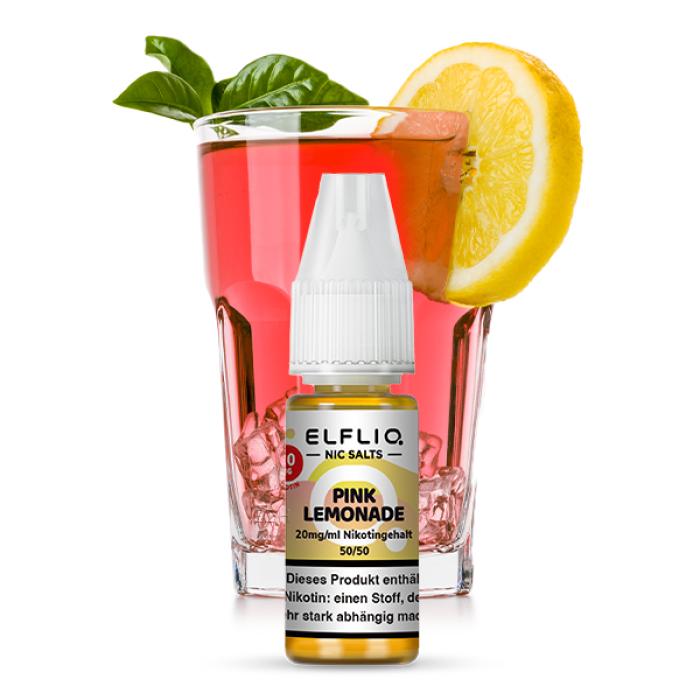 Elfbar - Elfliq - Pink Lemonade Nikotinsalz Liquid 10ml