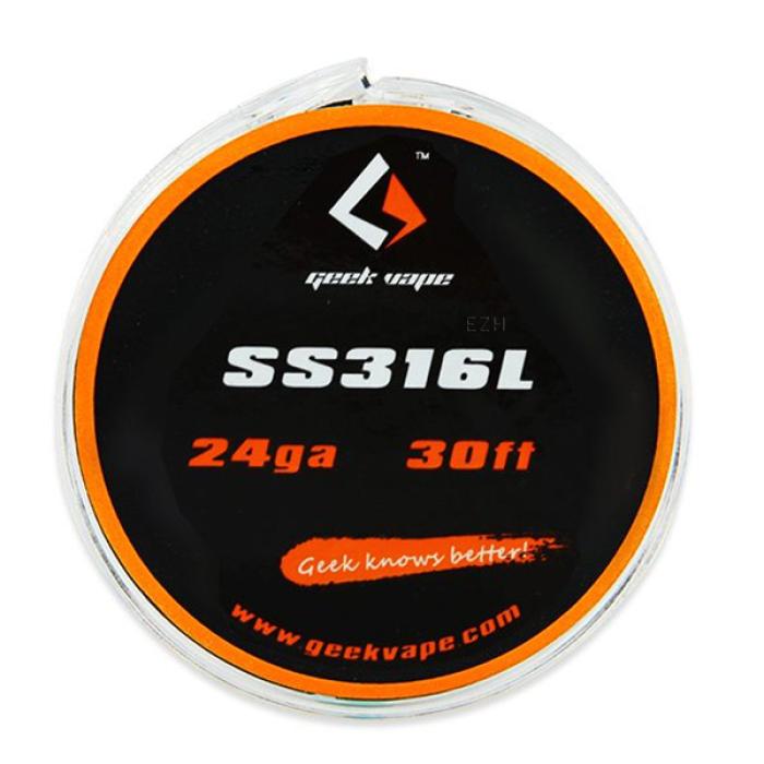 Geekvape SS316L Draht A1 24ga 30ft