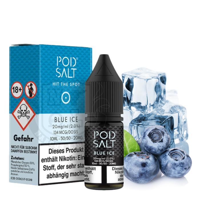 Pod Salt - Blue Ice - 10ml -  Nikotinsalz Liquid