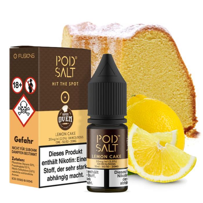 Pod Salt - Lemon Cake - 10ml - 20mg Nikotinsalz