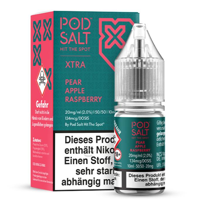 Pod Salt - X - Pear Apple Raspberry - Nikotinsalz Liquid - 10ml