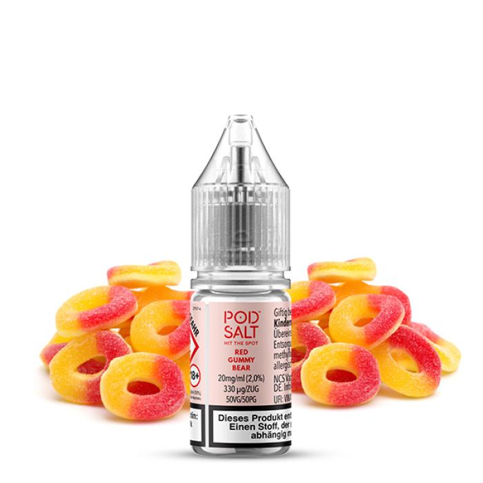 Pod Salt - X - Red Gummy Bear - Nikotinsalz Liquid - 10ml