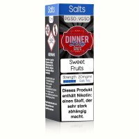 Dinner Lady - Salts - Sweet Fruits - Nikotinsalz Liquid - 10ml - 20mg/ml