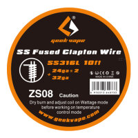 Geekvape Fused Clapton Wire SS316L 10ft