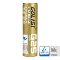 Golisi - G25 18650 20A 2500mAh - Akkuzelle